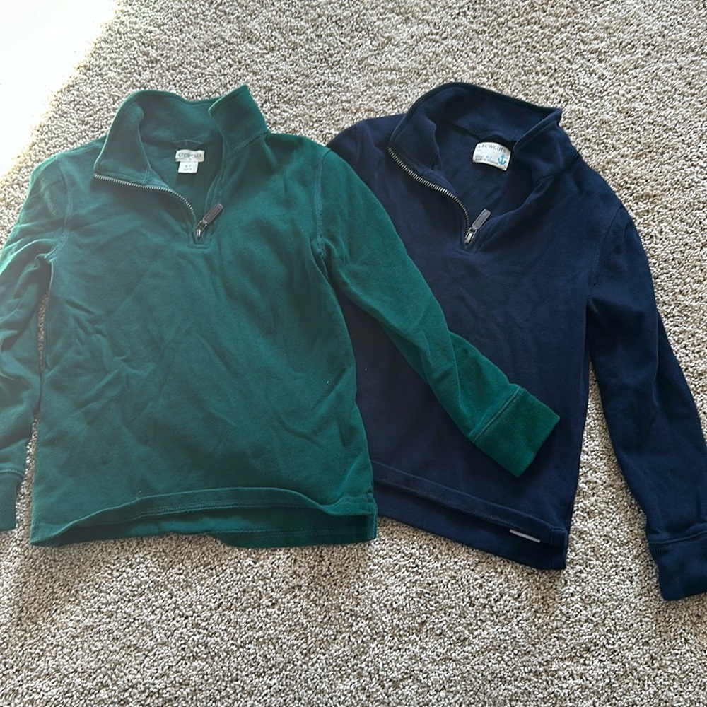 EUC crewcuts quarter zips